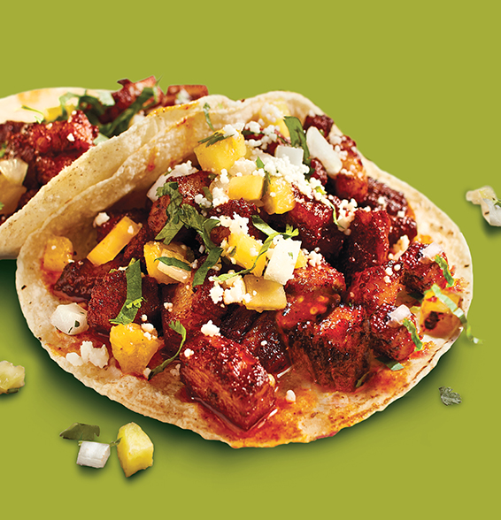 Al Pastor with Arriba Fire-Roasted Seasoning Sauce